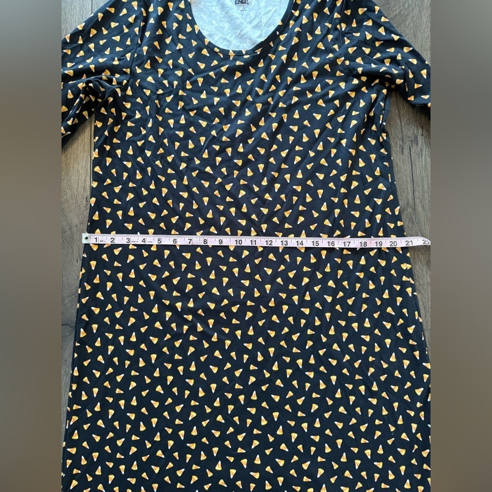 Land’s End Candy Corn Fall Halloween Dress Size Large - Picture 2 of 9